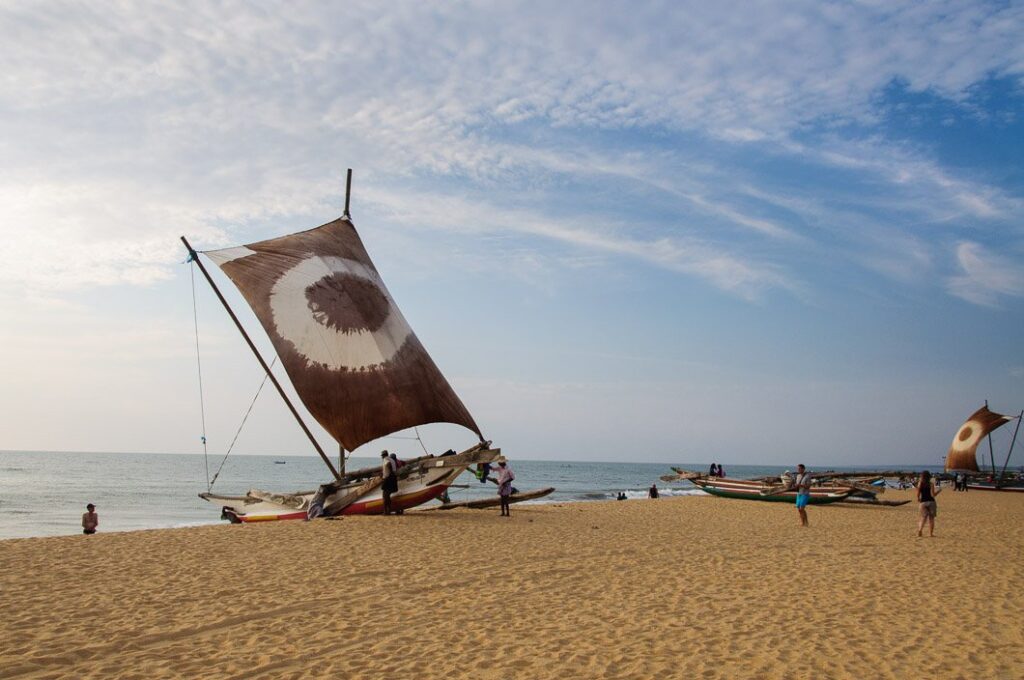 Negambo beach - journey to ceylon